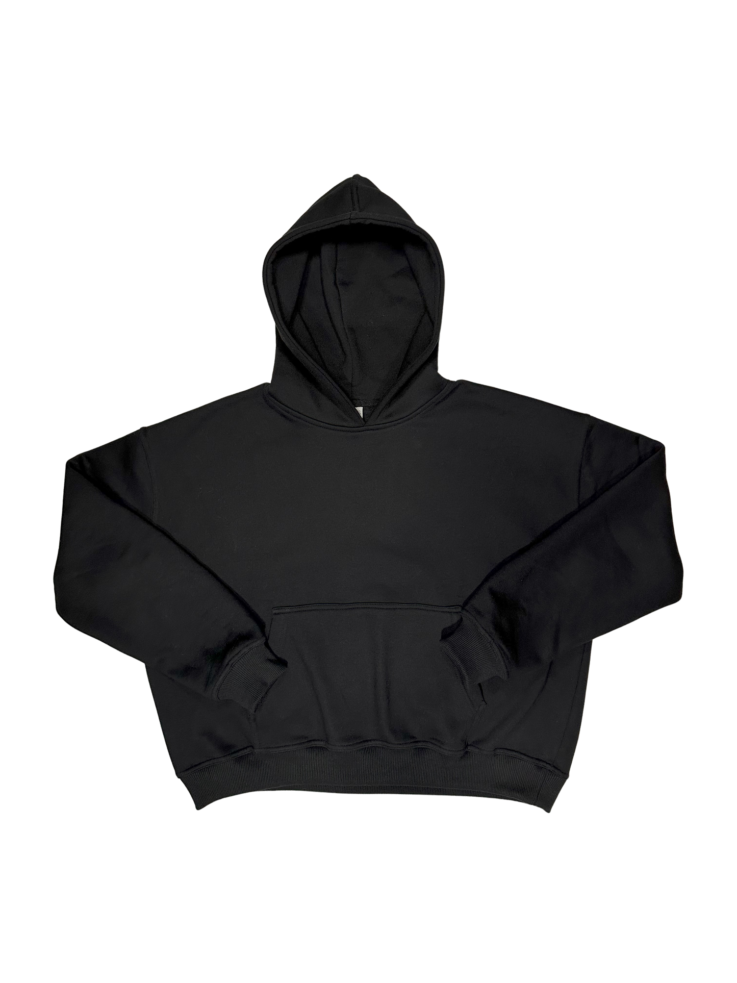 BOXY BLACK HOODIE [PREORDER]