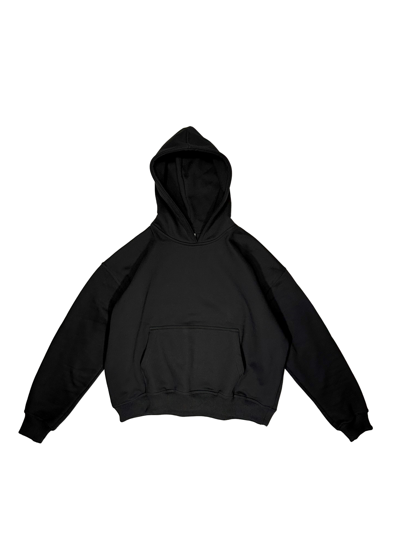 BOXY BLACK HOODIE [PREORDER]